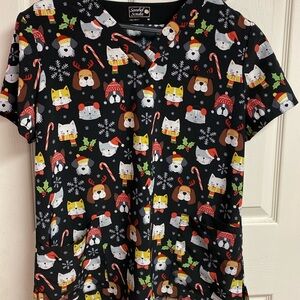 SCRUB TOP